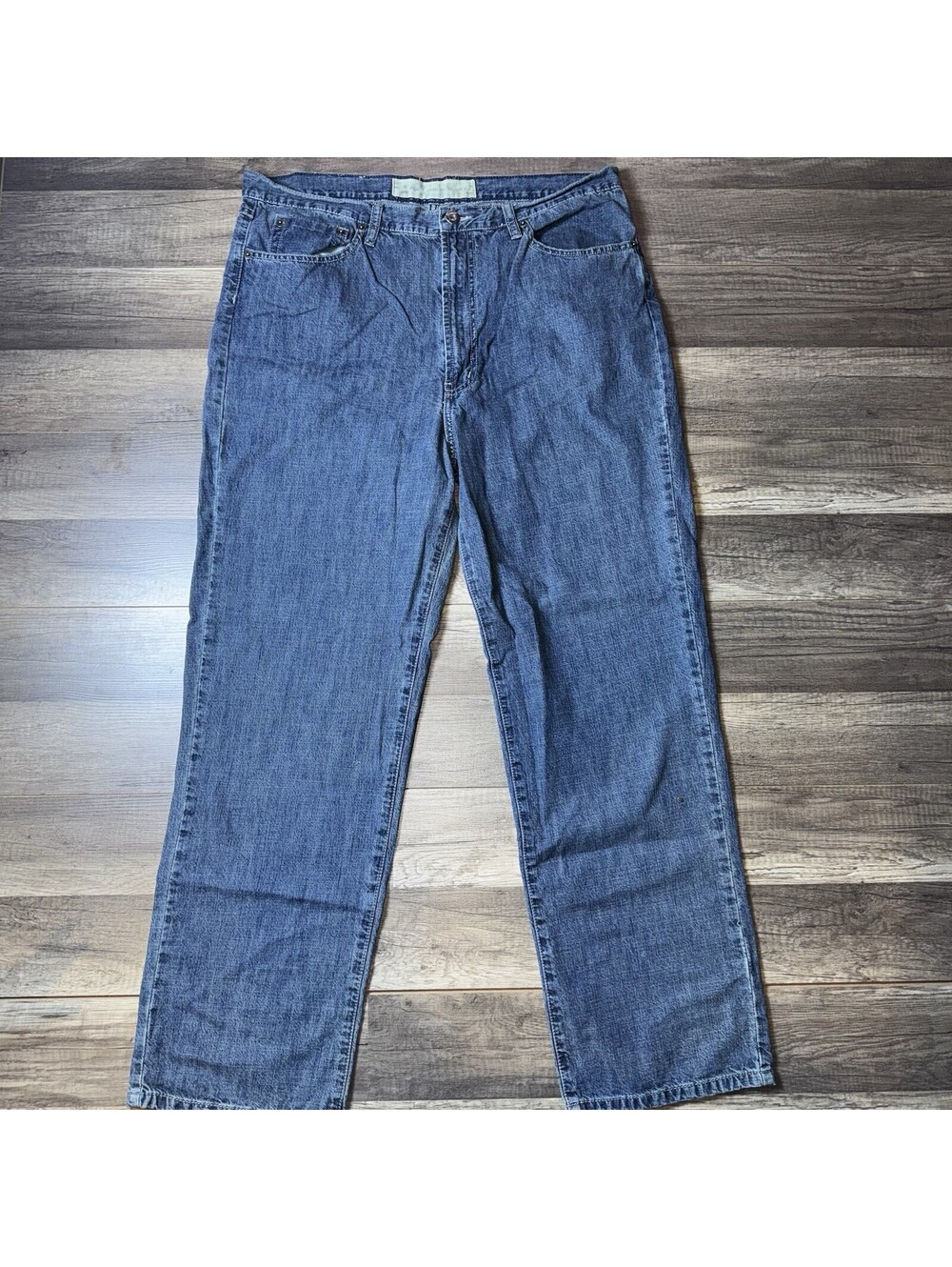 Perry Ellis America Jeans Men’s 36x30 Straight Leg Blue Denim Vintage Y2K
